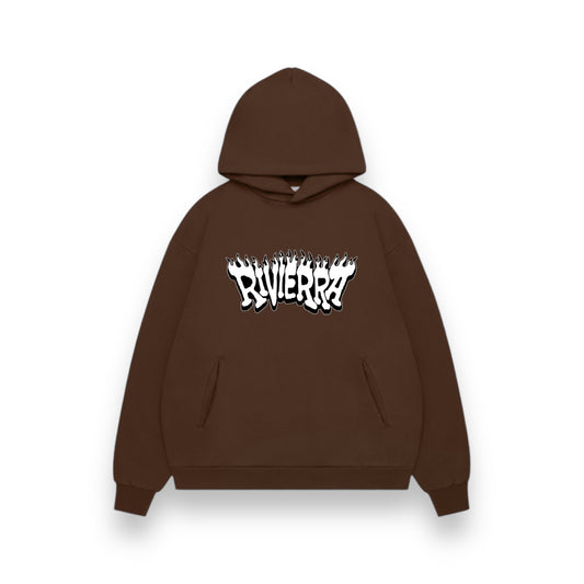 BROWN RIPPER HOODIE