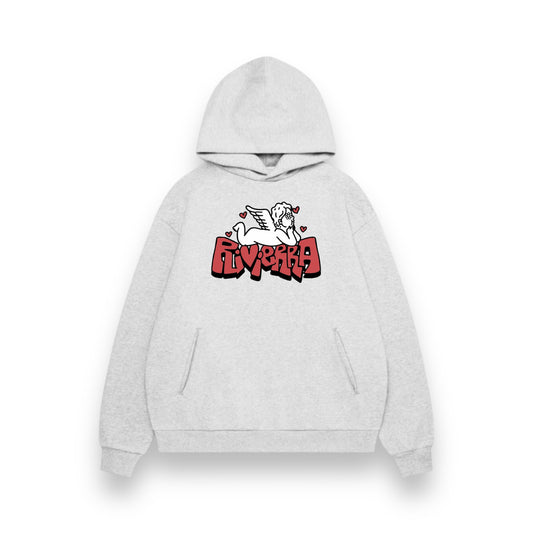 GREY CUPID HOODIE